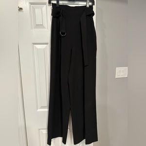 BCBGMazAzria Belted Wide Leg Pants
